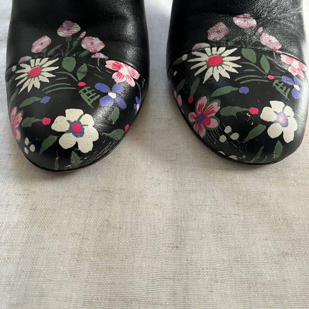 Valentino Garavani Floral Heeled Boots size 37.5 - Picture 5 of 11